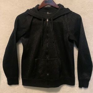 GapBodyFit Black Sparkly Hoodie